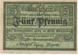 Wanzleben - Kreis - 16.10.1918 - 5 Pfennig