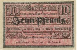 Wanzleben - Kreis - 9.4.1920 - 10 Pfennig