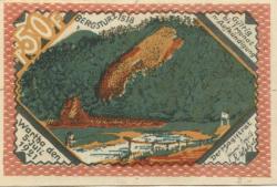 Wartha (heute: PL-Bardo) - Stadt - 5.7.1921 - 50 Pfennig