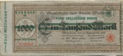 Weimar - Stadt - -- - 3 Millionen Mark
