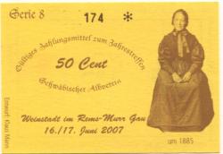 Weinstadt - Schwäbischer Albverein - 16./17.6.2007 - 50 Cent