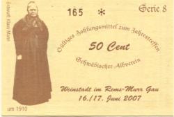 Weinstadt - Schwäbischer Albverein - 16./17.6.2007 - 50 Cent