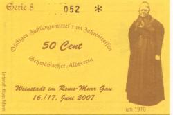 Weinstadt - Schwäbischer Albverein - 16./17.6.2007 - 50 Cent