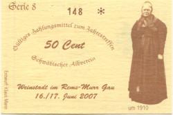 Weinstadt - Schwäbischer Albverein - 16./17.6.2007 - 50 Cent