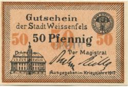 Weißenfels - Stadt - 1917 - 50 Pfennig 