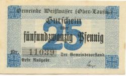 Weißwasser - Gemeinde - - 31.12.1918 - 25 Pfennig