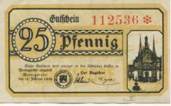 Wernigerode - Stadt - 18.2.1920 - 25 Pfennig