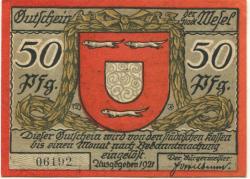 Wesel - Stadt - 1921 - 50 Pfennig