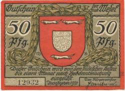 Wesel - Stadt - 1921 - 50 Pfennig