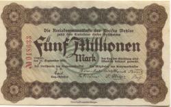 Wetzlar - Kreis - 11.9.1923 - 5 Millionen Mark