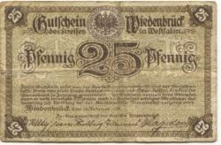 Wiedenbrück (heute: Rheda-Wiedenbrück) - Kreis - 15.2.1918 - 25 Pfennig