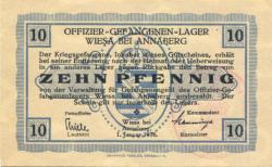 Wiesa (Thermalbad Wiesenbad) - Offizier-Gefangenenlager - 1.1.1916 - 50 Pfennig