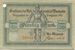 Wiesbaden - Stadt - 1918 - 1.2.1919 - 50 Mark
