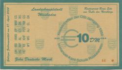 Wiesbaden - Klassentreffen OIb Jahrgang 1959, Immanuel Kant-Schule, Rüsselsheim, Restaurant Beau Site Wiesbaden - 27.4.2002 - 10 DM