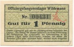 Wildemann (heute: Clausthal-Zellerfeld) - Offiziergefangenenlager - -- - 1 Pfennig
