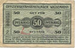Wildemann (heute: Clausthal-Zellerfeld) - Offiziergefangenenlager - -- - 50 Pfennig