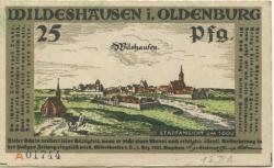 Wildeshausen - Stadt - 1.12.1921 - 25 Pfennig