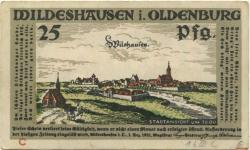 Wildeshausen - Stadt - 1.12.1921 - 25 Pfennig