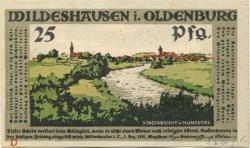 Wildeshausen - Stadt - 1.12.1921 - 25 Pfennig