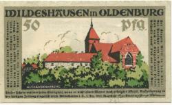 Wildeshausen - Stadt - 1.12.1921 - 50 Pfennig