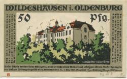 Wildeshausen - Stadt - 1.12.1921 - 50 Pfennig