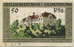 Wildeshausen - Stadt - 1.12.1921 - 50 Pfennig