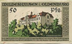 Wildeshausen - Stadt - 1.12.1921 - 50 Pfennig