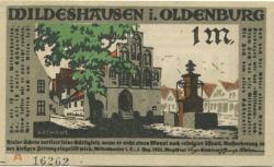 Wildeshausen - Stadt - 1.12.1921 - 1 Mark