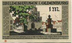 Wildeshausen - Stadt - 1.12.1921 - 1 Mark