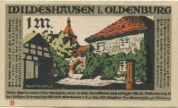 Wildeshausen - Stadt - 1.12.1921 - 1 Mark