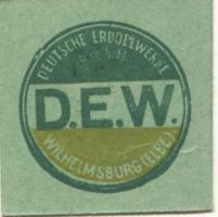 Wilhelmsburg (heute: Hamburg) - Deusche Erdölwerke GmbH, Reiherstiegdeich - -- - 2 Pfennig