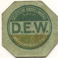 Wilhelmsburg (heute: Hamburg) - Deusche Erdölwerke GmbH, Reiherstiegdeich - -- - 15 Pfennig