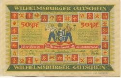 Wilhelmsburg (heute: Hamburg) - Verein für Heimatkunde - September 1921 - 50 Pfennig