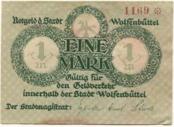 Wolfenbüttel - Stadt - November 1918 - 1 Mark