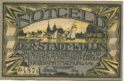 Wollin (heute: PL-Wolin) - Stadt - Juni 1921 - 50 Pfennig