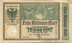 Worms - Stadt - 26.6.1923 - 10 Millionen Mark