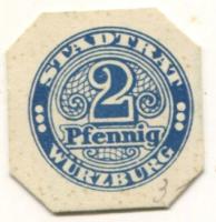 Würzburg - Stadt - -- - 2 Pfennig