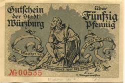 Würzburg - Stadt - -- - 50 Pfennig