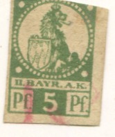 Würzburg - II.Bayerisches Armeekorps, Lager Würzburg - -- - 5 Pfennig