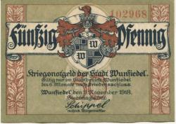 Wunsiedel - Stadt - 11.11.1918 - 50 Pfennig