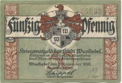 Wunsiedel - Stadt - 11.11.1918 - 50 Pfennig