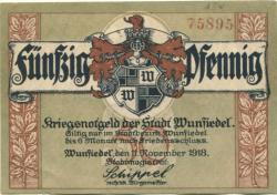 Wunsiedel - Stadt - 11.11.1918 - 50 Pfennig