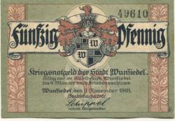 Wunsiedel - Stadt - 11.11.1918 - 50 Pfennig