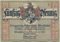 Wunsiedel - Stadt - 11.11.1918 - 50 Pfennig