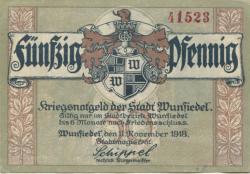 Wunsiedel - Stadt - 11.11.1918 - 50 Pfennig