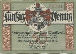Wunsiedel - Stadt - 11.11.1918 - 50 Pfennig