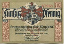Wunsiedel - Stadt - 11.11.1918 - 50 Pfennig
