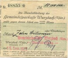 Wurzbach - Gemeinde-Sparkasse - 15.9.1923 - 10 Millionen Mark