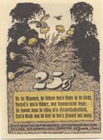 Zarrentin - Stadt - - 31.5.1922 - 25 Pfennig 