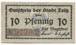 Zeitz - Stadt - -- - 10 Pfennig 